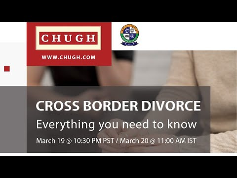 Webinar on Cross Border Divorce- Everything you need to know- 20-Mar-2021