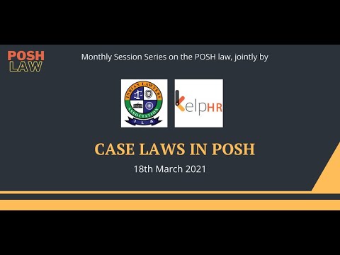 Session Series on Posh Law, jointly by ILA & KelpHR-18-March-2021