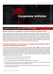 JSA Corporate InVision – July 2025